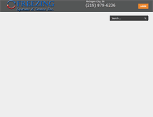 Tablet Screenshot of freezingsystems.net